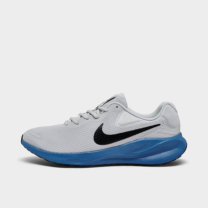 MEN'S NIKE REVOLUTION 7 ROAD RUNNING SHOES Pure Platinum/Star Blue/Volt/Black