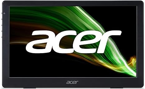 Acer PM141Q biux 13.3" Full HD (1920 x 1080) IPS Portable Monitor Ultra Slim Portable Design 1 x USB 3.1 Type-C Port & 1 x Mini HDMI (USB Type-C and Mini HDMI Cable Included),Black