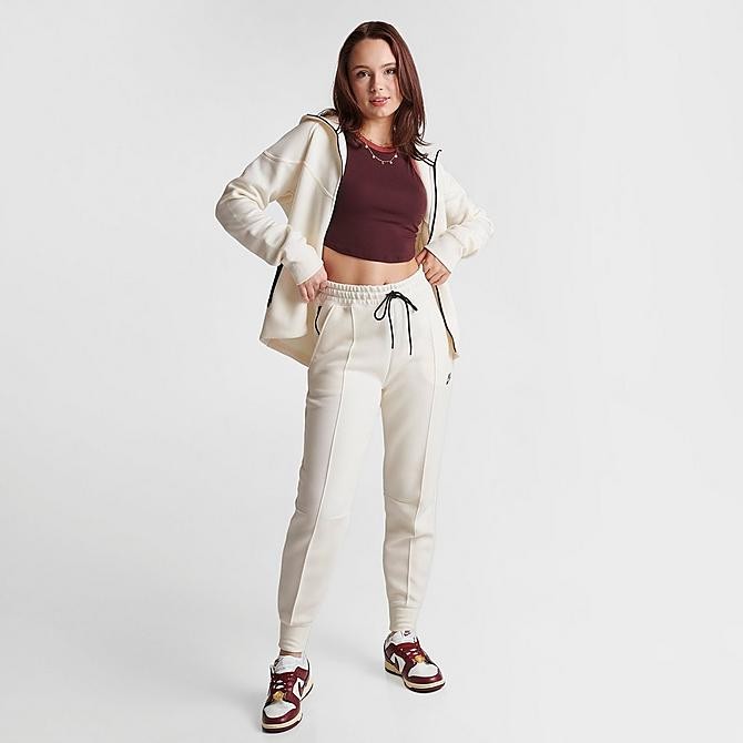 WOMEN'S NIKE SPORTSWEAR TECH FLEECE JOGGER PANTS Ivory