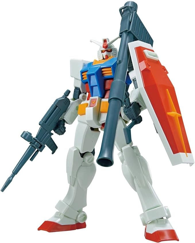 Bandai Hobby - Mobile Suit Gundam - 1/144 RX-78-2 Gundam (Full Weapons Set), Bandai Spirits Entry Grade Model Kit