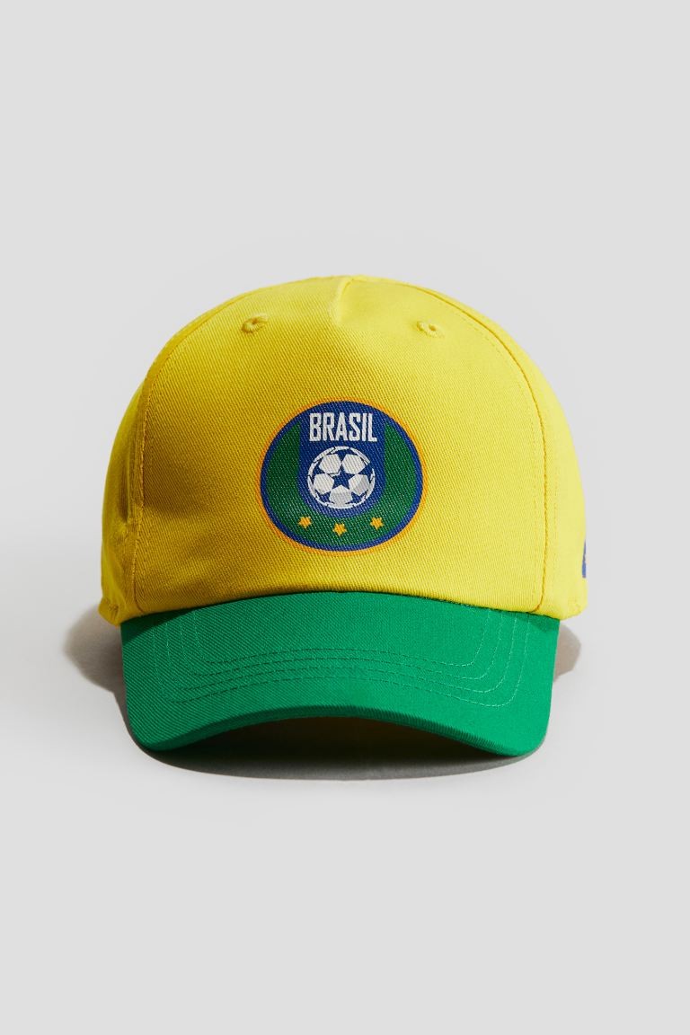 Cotton Twill Cap Yellow/Brasil