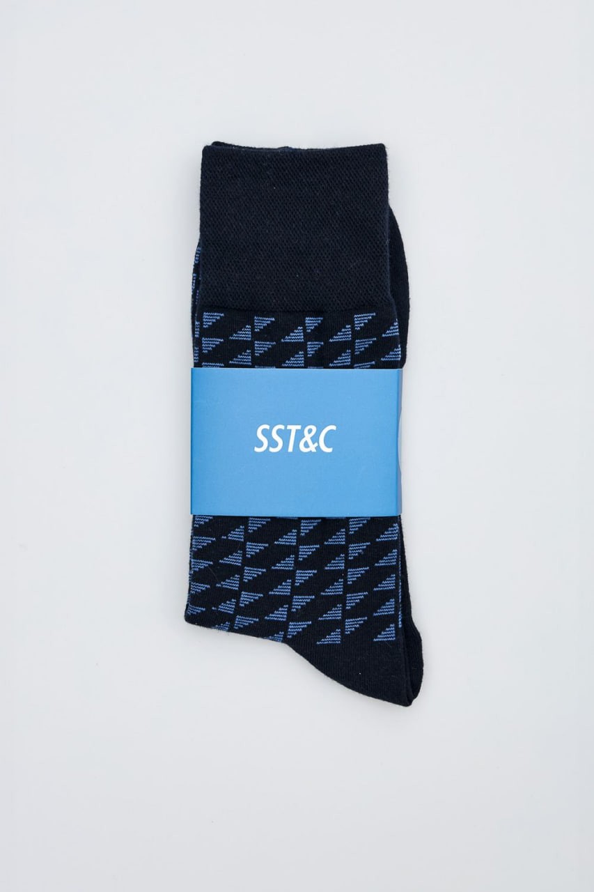 Geometric Gentleman Socks