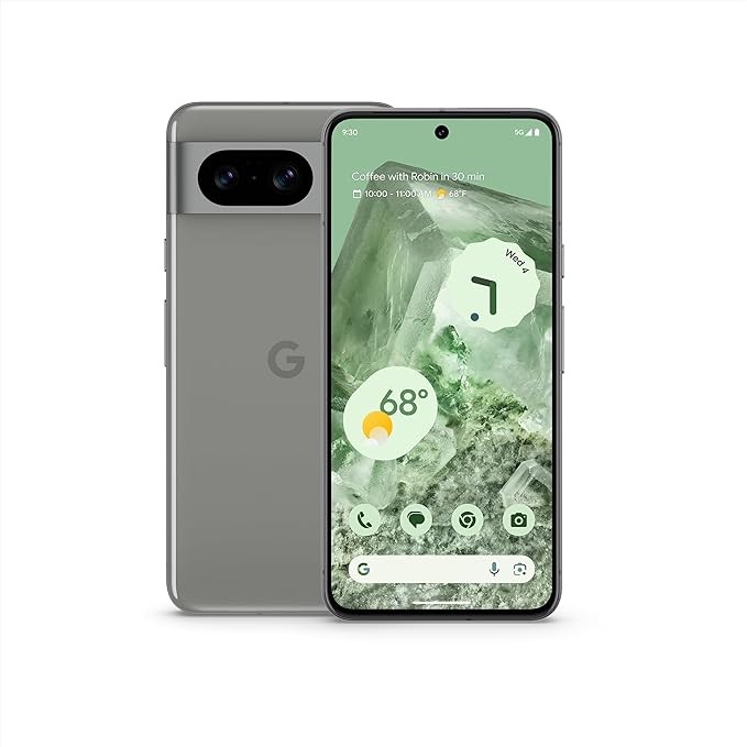 Google Pixel 8 - Unlocked Android Smartphone with Advanced Pixel Camera, 24-Hour Battery, and Powerful Security