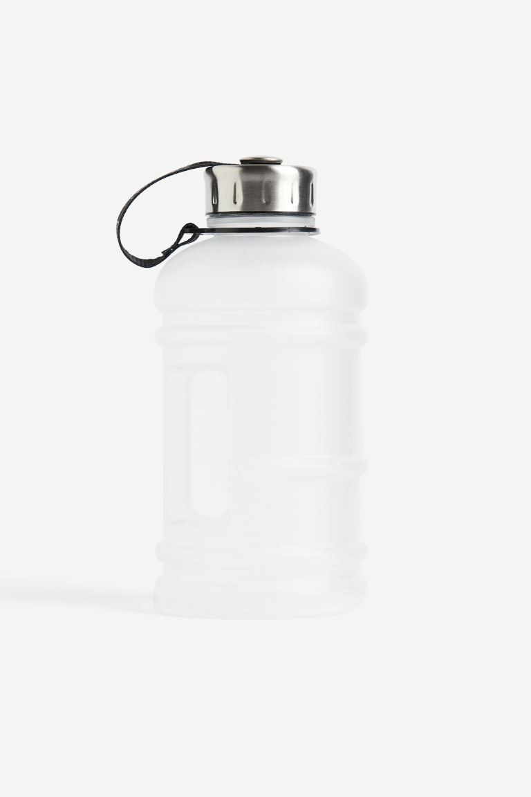 Screw-top Water Bottle White