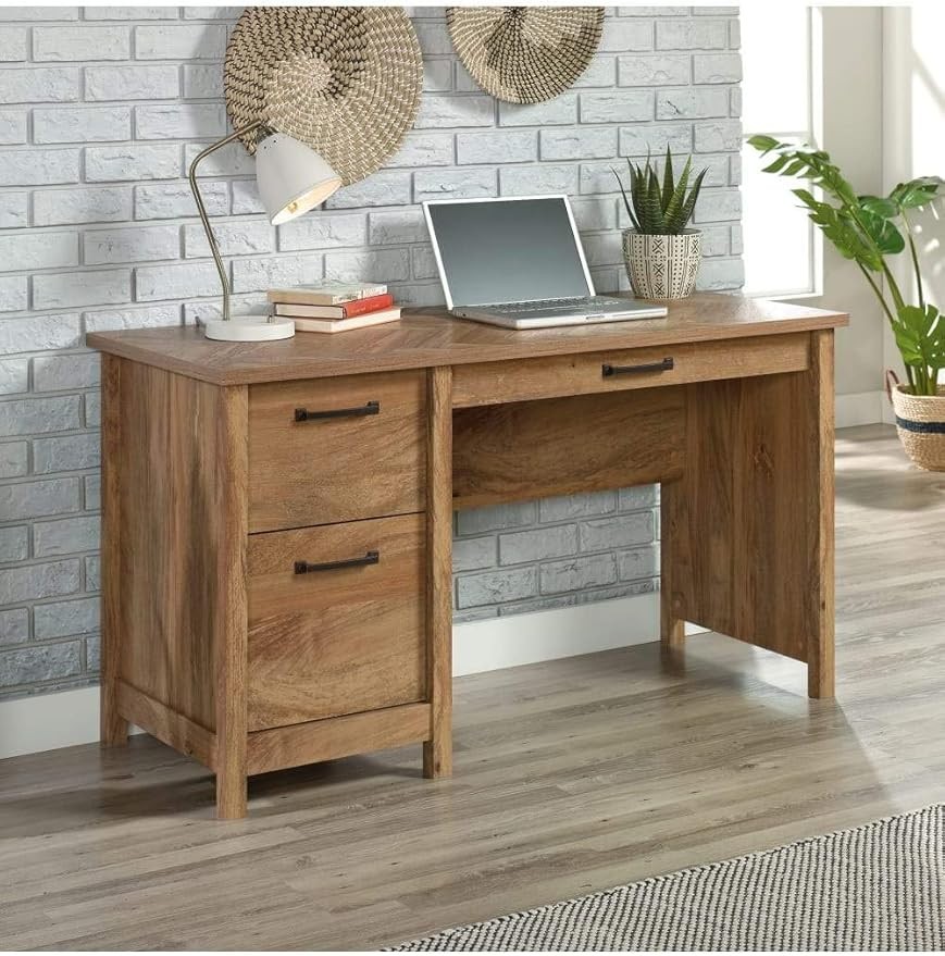 Sauder® Cannery Bridge 53"W Computer Desk, Sindoori Mango