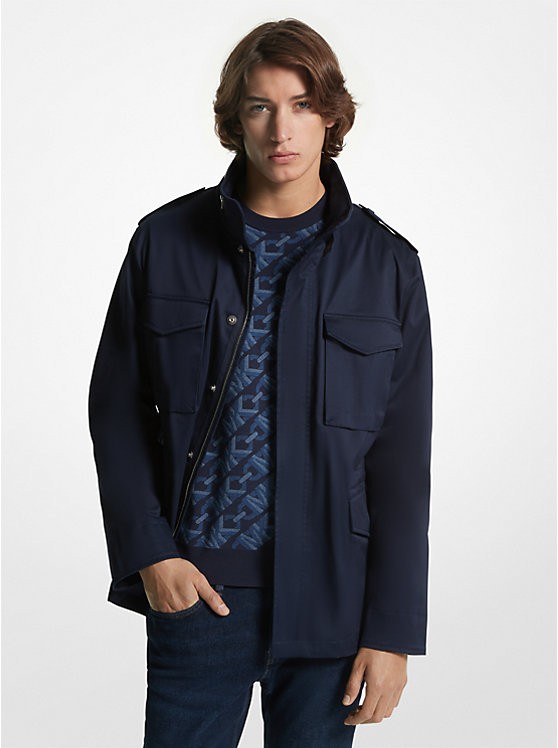 Stretch Organic Cotton Field Jacket