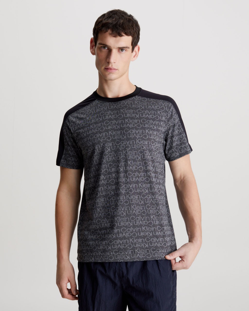 Calvin Klein Sport Logo Mesh Gym T-Shirt