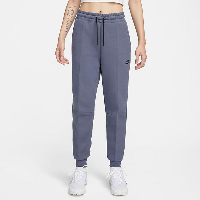 WOMEN'S NIKE SPORTSWEAR TECH FLEECE JOGGER PANTS Light Carbon/Black