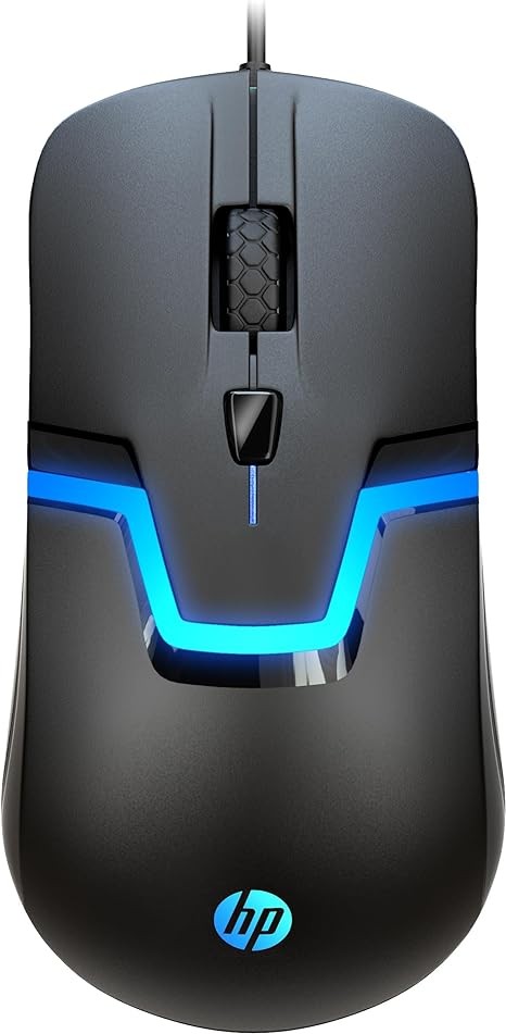 HP Wired RGB Gaming Mouse High Performance Mouse with Optical Sensor, 3 Buttons, 7 Color LED for Computer Notebook Laptop Office PC Home