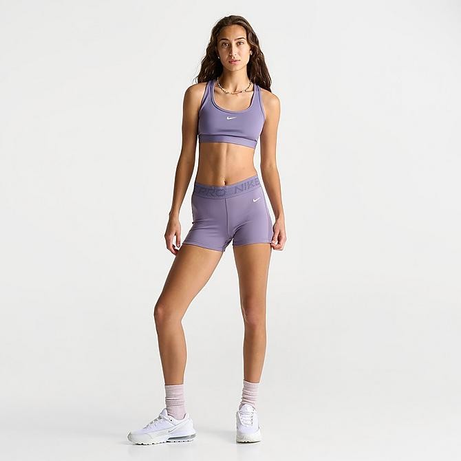 WOMEN'S NIKE PRO DRI-FIT MID-RISE 3" MESH SHORTS