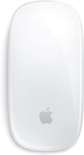 Apple Magic Mouse: Wireless, Bluetooth, Rechargeable. Works with Mac or iPad; Multi-Touch Surface - White