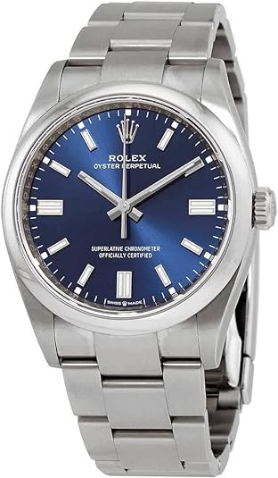 Rolex Oyster Perpetual 36 Automatic Chronometer Blue Dial Watch 126000BLSO