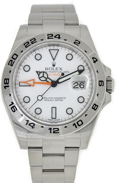 Rolex Explorer II White Dial Stainless Steel Men's Watch 216570