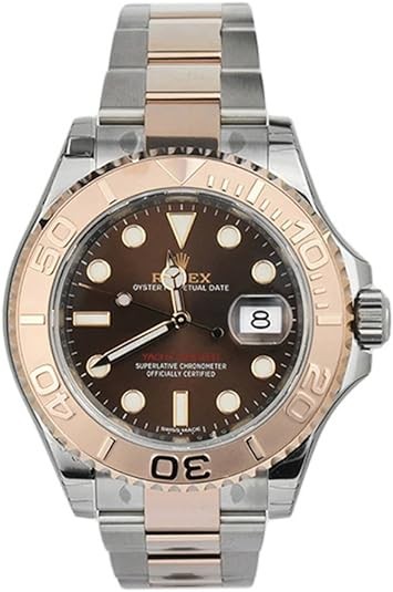 Rolex Yatch-Master Chocolate Dial 18k Rose Gold Mens Watch 116621