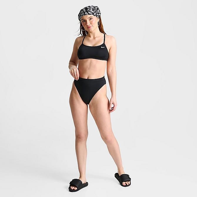 WOMEN'S NIKE SWIM ESSENTIAL HIGH WAIST BIKINI BOTTOMS