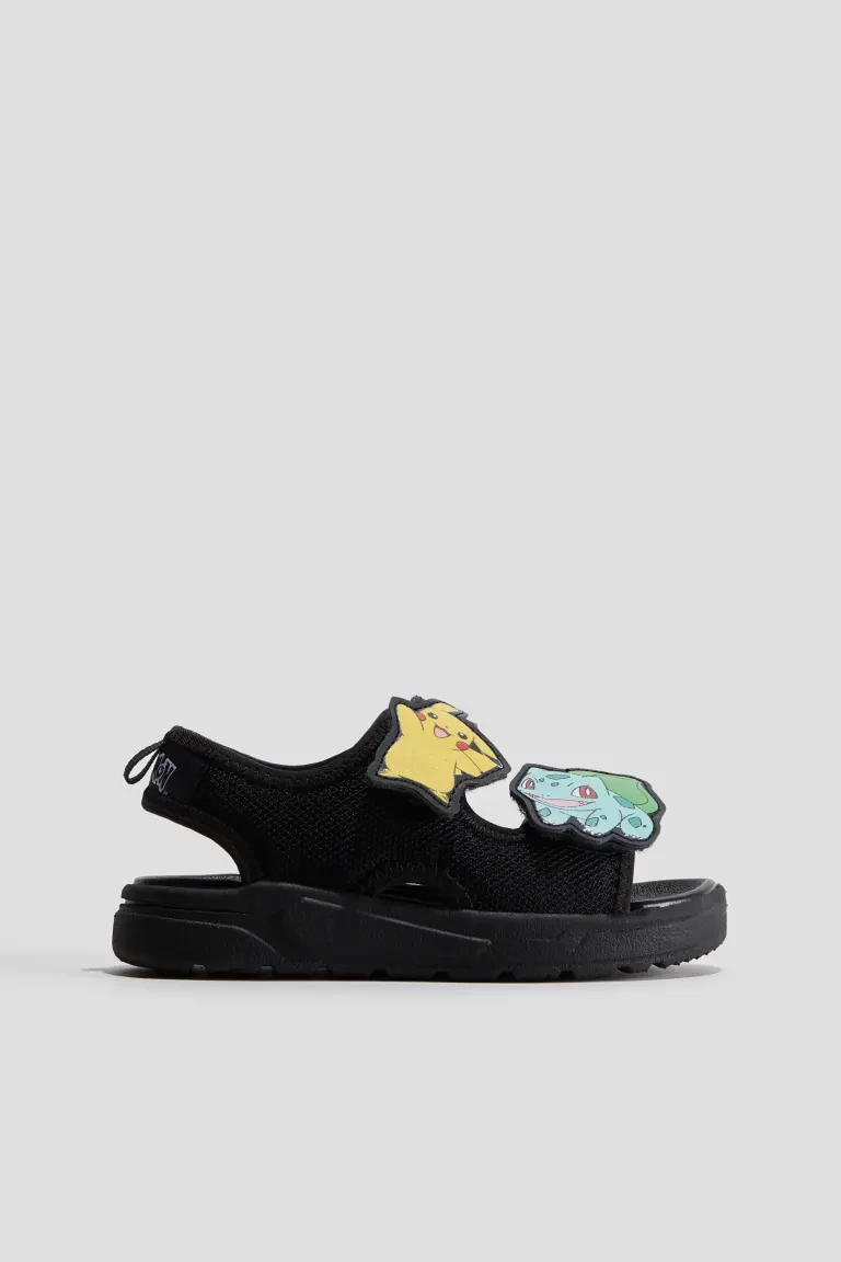 Sandals Black/Pokémon