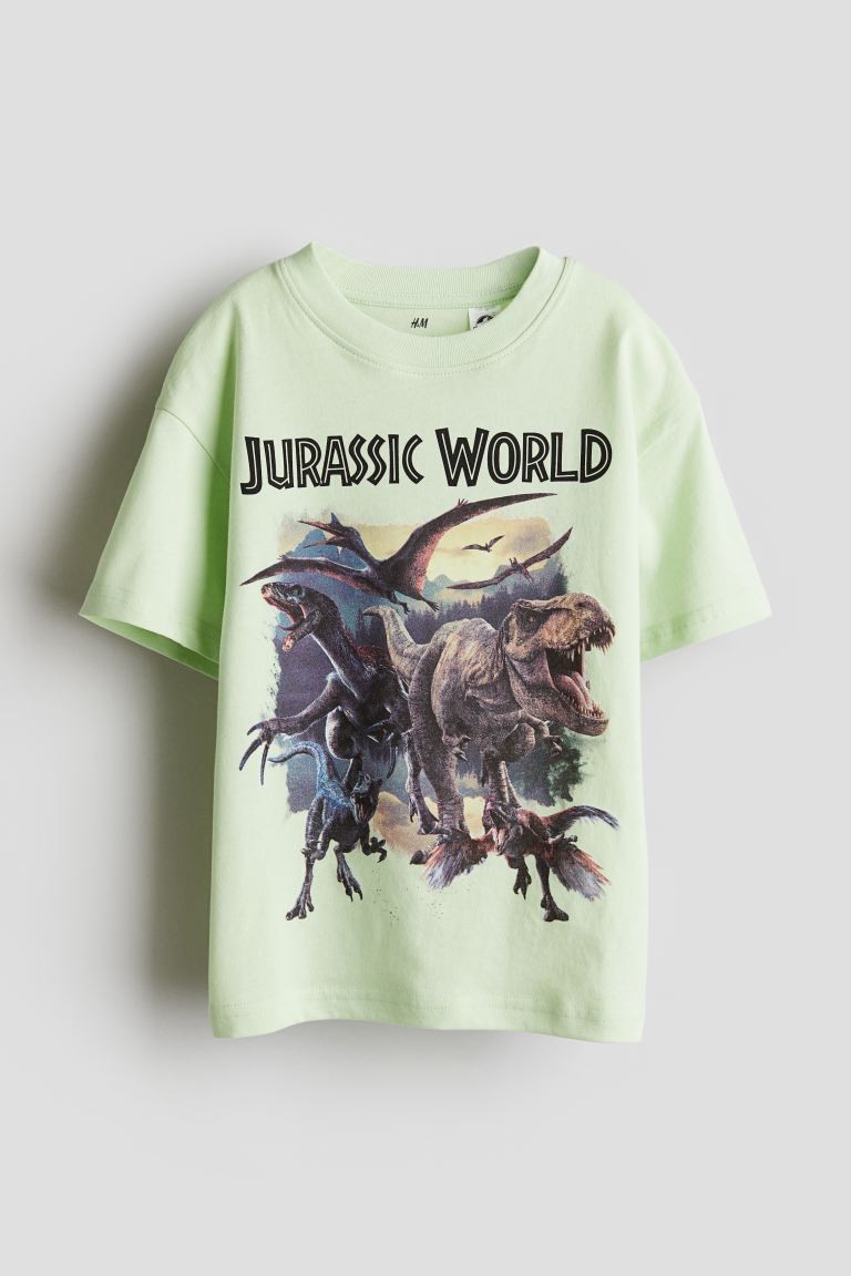 Printed T-shirt Light green/Jurassic World