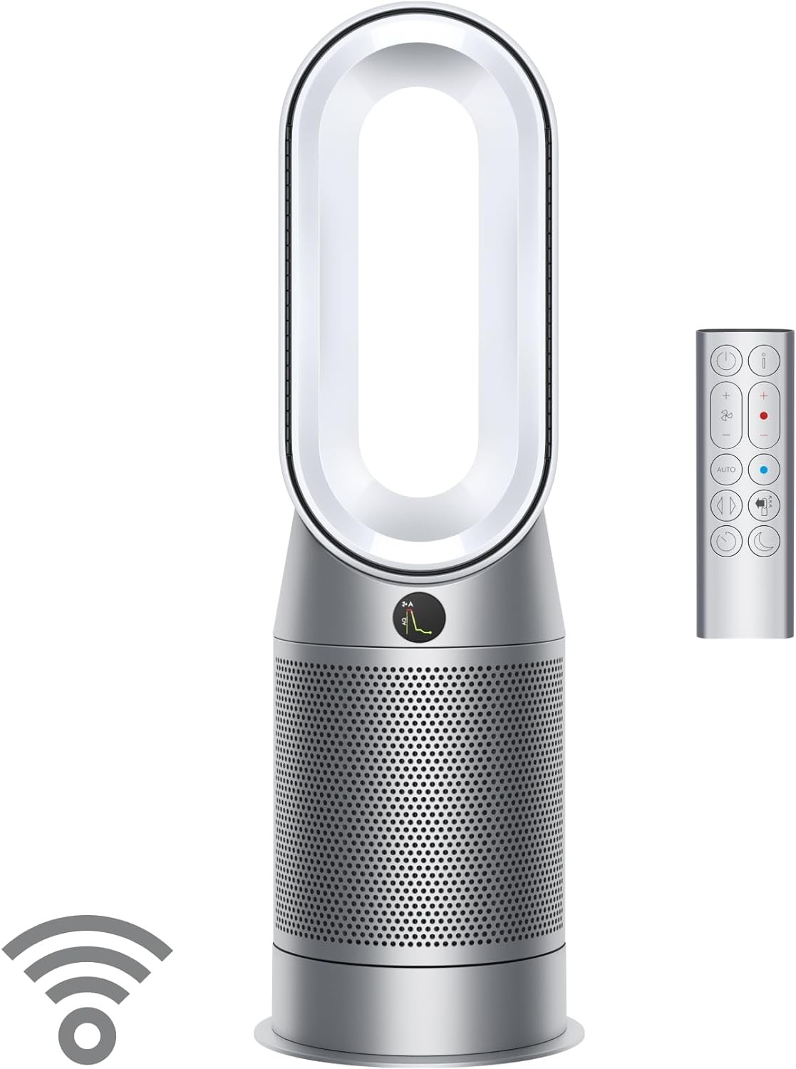 Dyson Purifier Hot+Cool™ HP07 Air Purifier, Heater, and Fan - White/Silver, Large